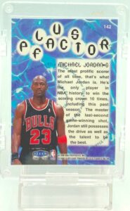 1998 Fleer Plus Factor Michael Jordan #142 (2)