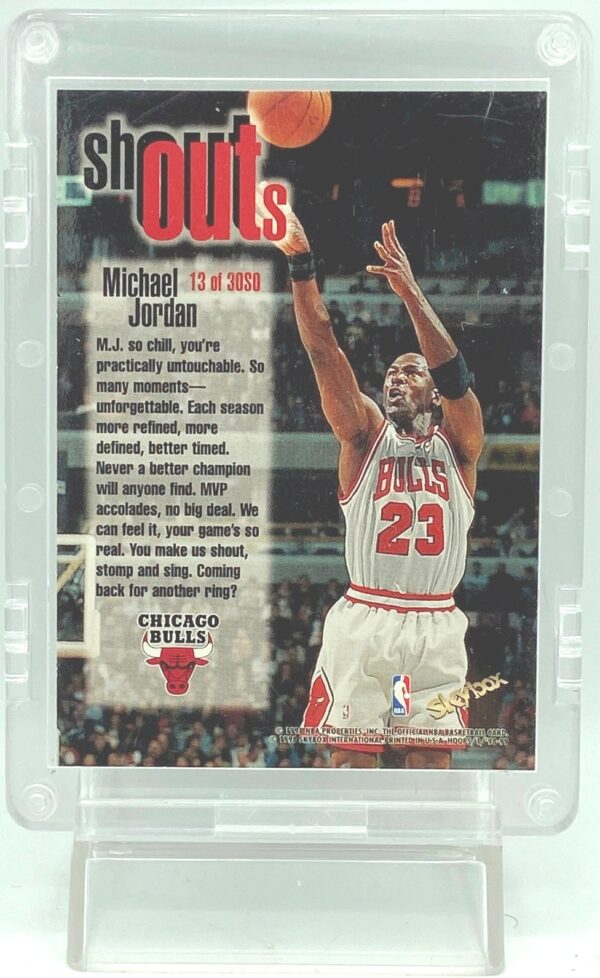 1998 Hoops Shout Outs Michael Jordan #13SD (2)