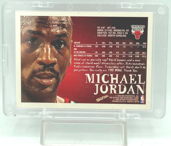 1998 Hoops The Man Michael Jordan #23 (2)