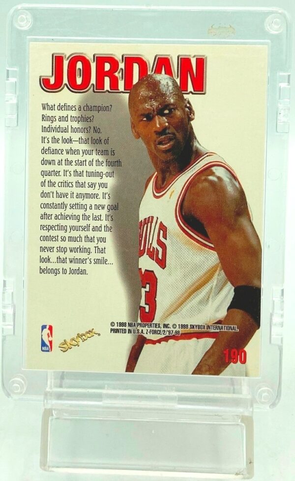 1998 Skybox Z-Force Michael Jordan #190 (2)