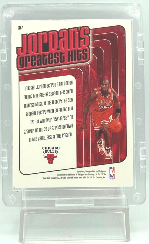 1999 UD Victory Michael Jordan (GH) #387 (2)