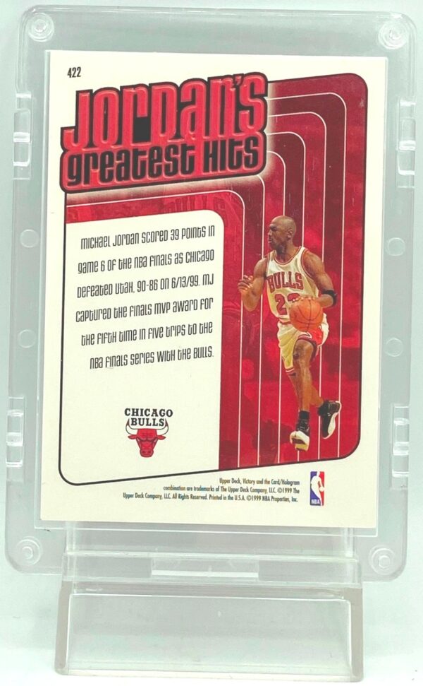 1999 UD Victory Michael Jordan (GH) #422 (2)