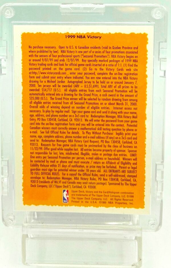 1999 Victory Enter To Win Michael Jordan (2)