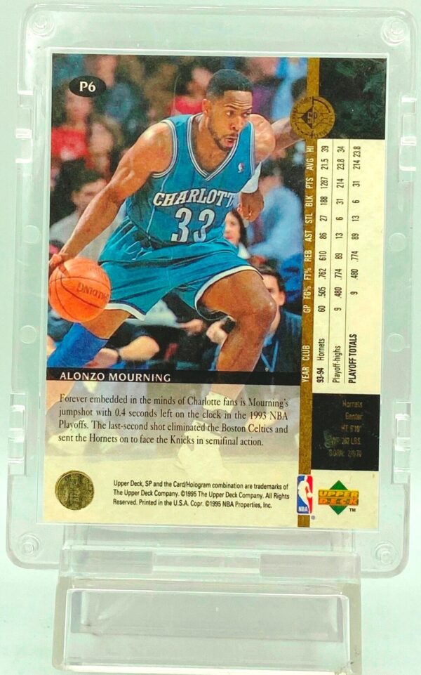 1994-95 Upper Deck SP CPH Alonzo Mourning #P6 (2)