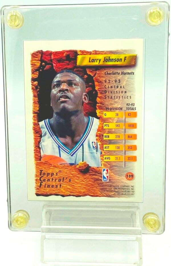 1994 Topps Central-R Larry Johnson #109 (2) 1994 Topps Central-R Larry Johnson #109 (2)