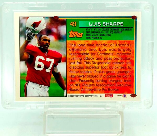 1994 Topps Luis Sharpe #49 (2) 1994 Topps Luis Sharpe #49 (2)