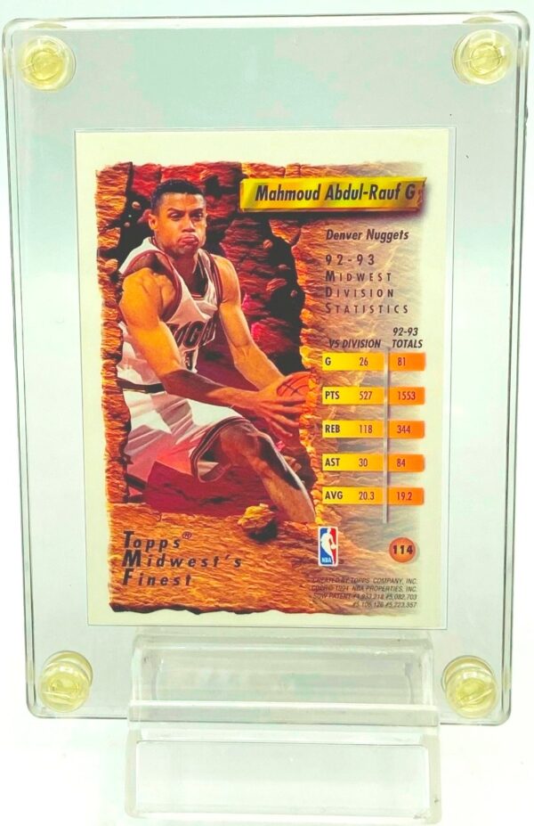 1994 Topps Midwest-R Abdul-Rauf #114 (2)