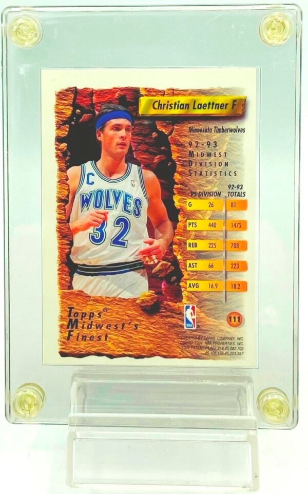 1994 Topps Midwest-R Christian Laettner #111 (2)
