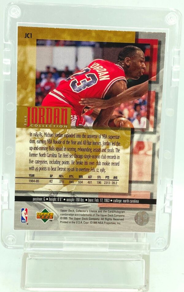 1995 Collector's Choice Michael Jordan #JC1 (2) 1995 Collector's Choice Michael Jordan #JC1 (2)