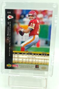 1995 Upper Deck Joe Montana #111 (2)