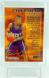 1996 Fleer Cyber-Metal Ray Allen #2 (2)