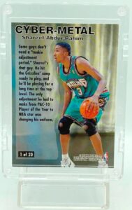 1996 Fleer Cyber-Metal Shareef Abdur-Rahim #1 (2)