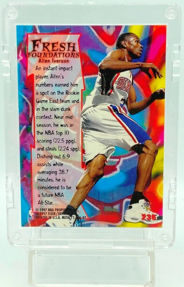 1996 Fleer Metal FF Allen Iverson RC #236 (2)