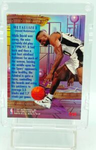 1996 Fleer Metallized David Robinson #230 (2)