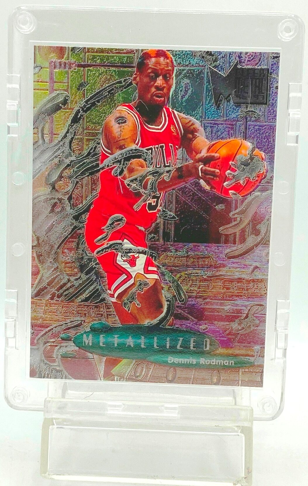 1996 Fleer Metallized Dennis Rodman #231 (1)