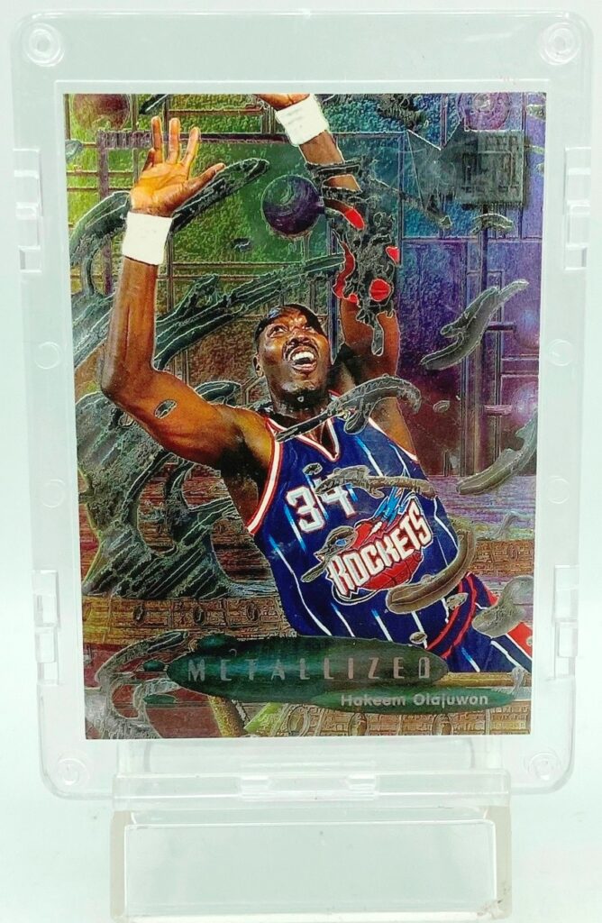 1996 Fleer Metallized Hakeem Olajuwon #227 (1)