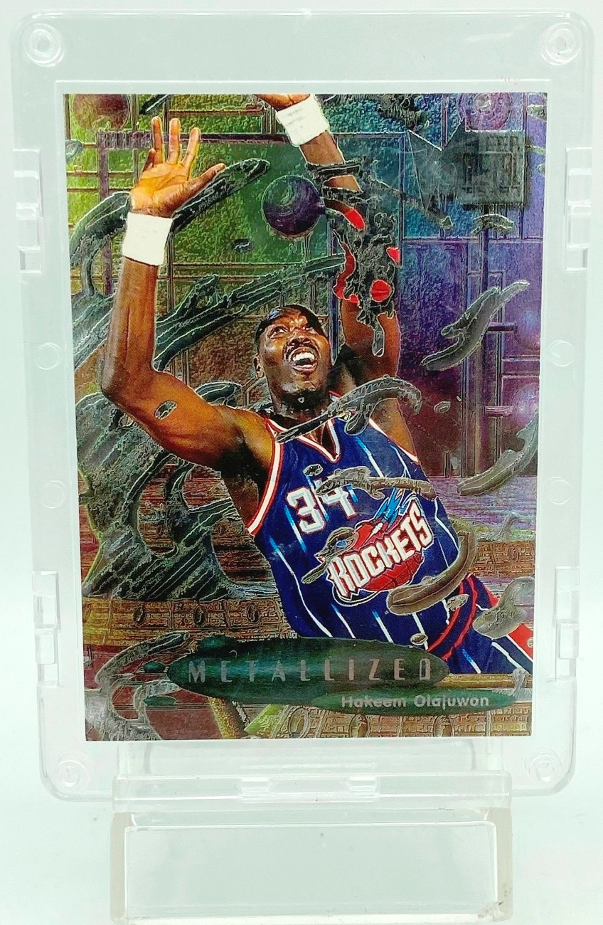 1996 Fleer Metallized Hakeem Olajuwon #227 (1)