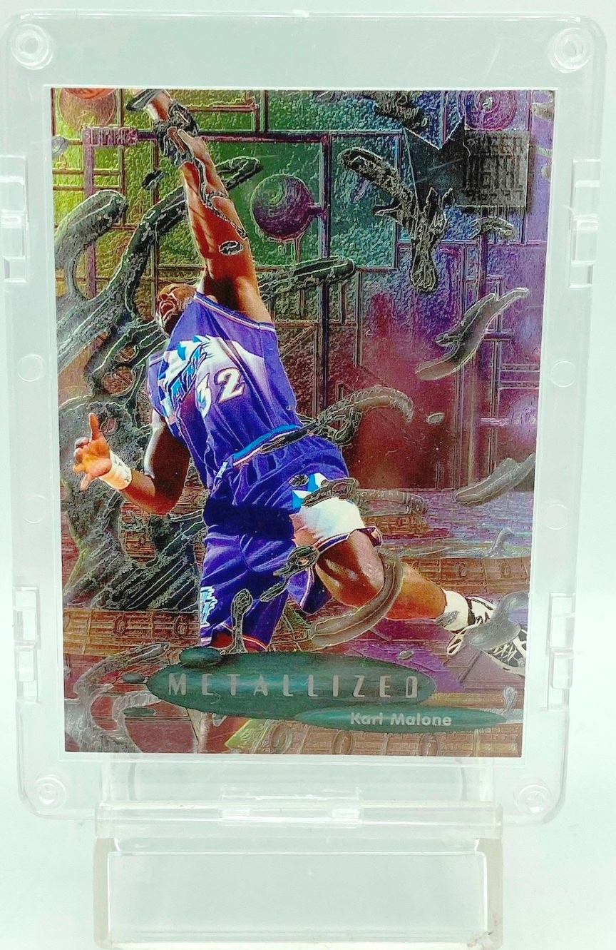 1996 Fleer Metallized Karl Malone #225 (1)