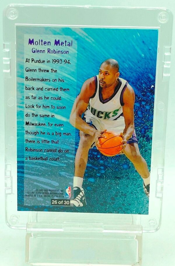 1996 Fleer Molten Metal Glenn Robinson #26-30 (2) 1996 Fleer Molten Metal Glenn Robinson #26-30 (2)