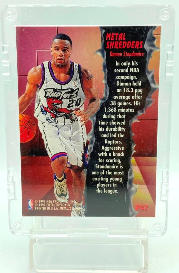 1996 Fleer Shredders Damon Stoudamire #247 (2) 1996 Fleer Shredders Damon Stoudamire #247 (2)