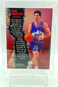 1996 Fleer Shredders John Stockton #246 (2)
