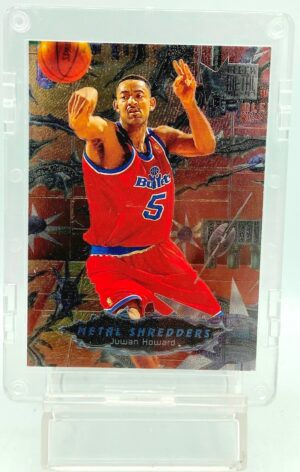 1996 Fleer Shredders Juwan Howard #240 (2)