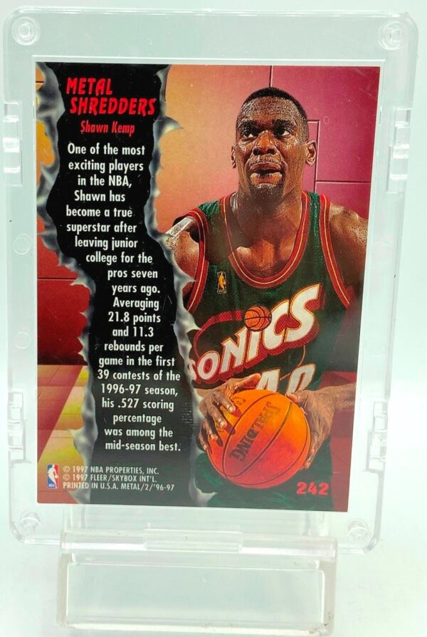 1996 Fleer Shredders Shawn Kemp #242 (2)