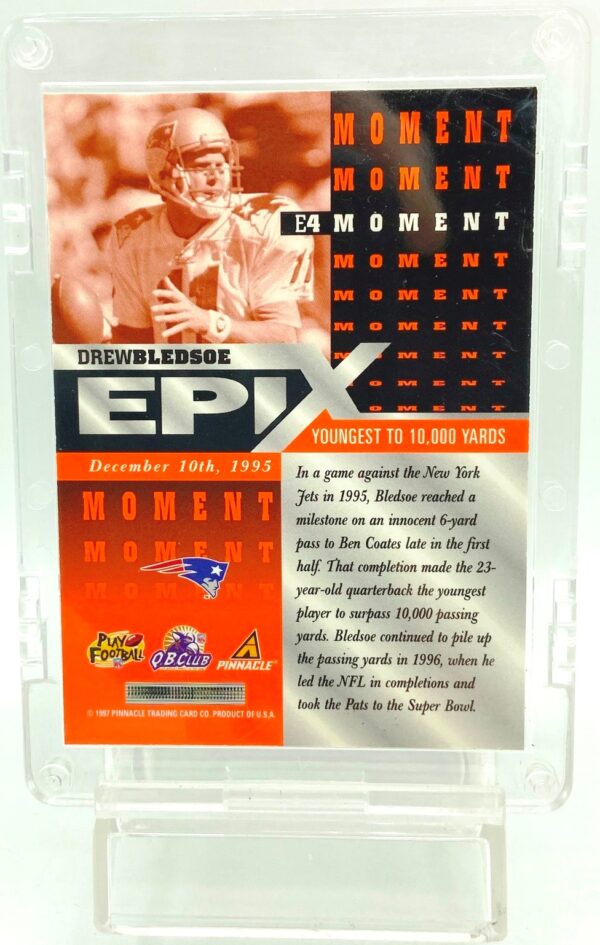 1997 Pinnacle EPIX NFL Drew Bledsoe #E4 (3)