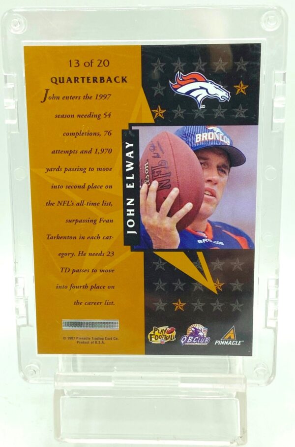 1997 Pinnacle Gold Team John Elway #13 (3)