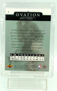 1997 UD Ovation Gold Dennis Rodman #9 (2)