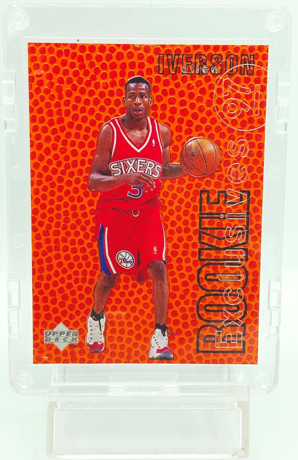 1997 UD Rookie Exclusive Allen Iverson #R1 (1)