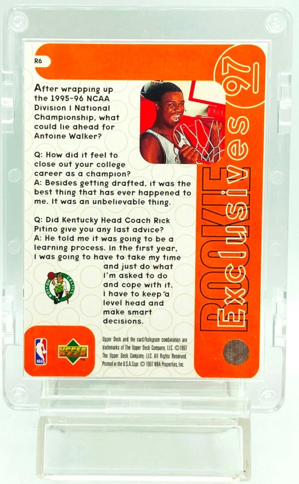 1997 UD Rookie Exclusive Antoine Walker #R6 (2) 1997 UD Rookie Exclusive Antoine Walker #R6 (2)