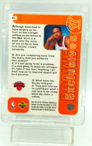 1997 UD Rookie Exclusive Dontae Jones #R12 (2)