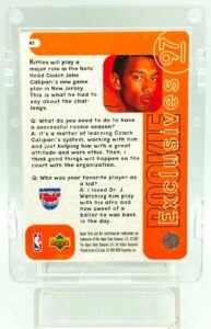 1997 UD Rookie Exclusive Kerry Kittles #R3 (2)