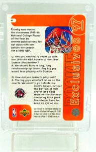 1997 UD Rookie Exclusive Marcus Camby #R5 (2)