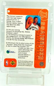 1997 UD Rookie Exclusive Samaki Walker #R8 (2)