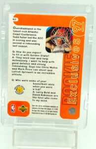 1997 UD Rookie Exclusive Todd Fuller #R13 (2)