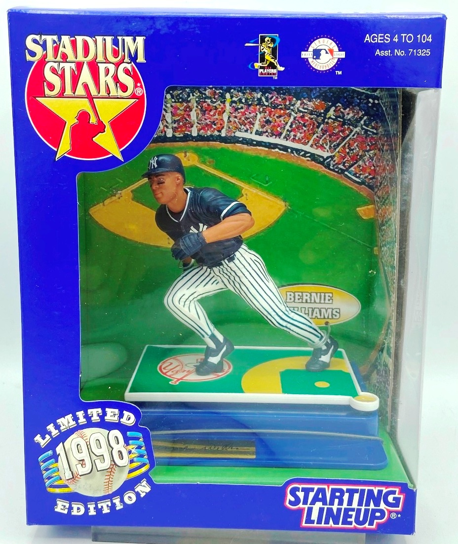 Vintage 1998 Kenner SLU Stadium Stars Bernie Williams Major League
