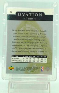 1998 Ovation Bronze Mike Bibby RC #72 (2)