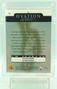 1998 Ovation Gold Dirk Nowitzki RC #79 (2)