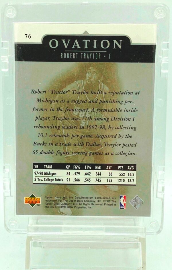 1998 Ovation Gold Robert Traylor RC #76 (2)