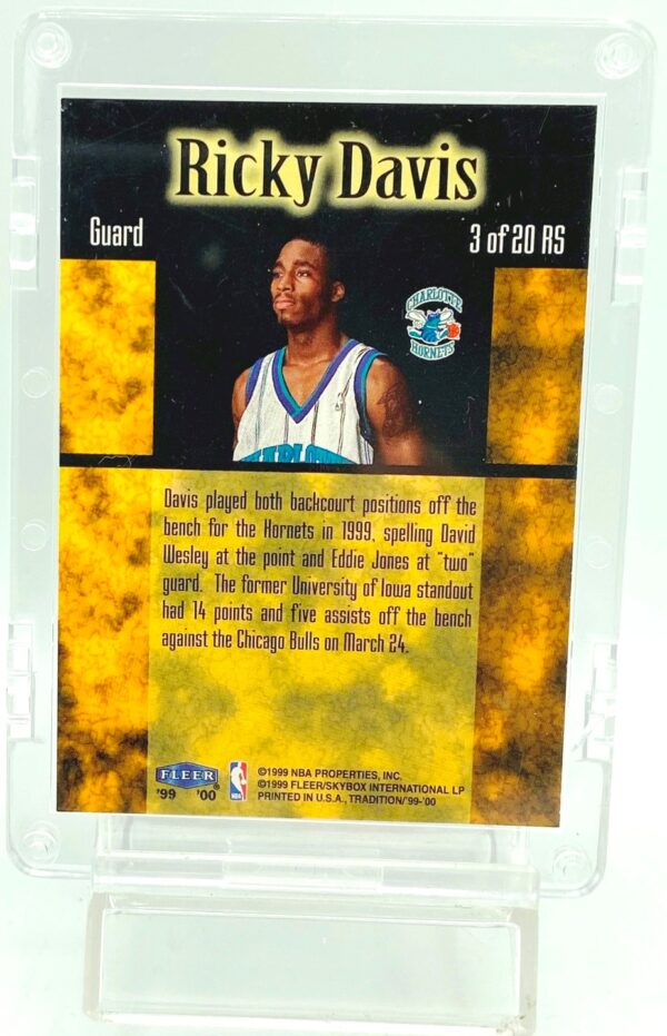 1999 Fleer R-Sensations Ricky Davis #3RS (2)