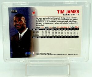 1999 Fleer RB Rookie Tim James #217RB (2)