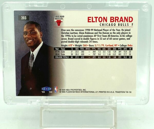 1999 Fleer Rookie Elton Brand #203 (2) 1999 Fleer Rookie Elton Brand #203 (2)