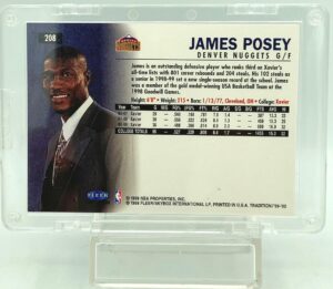 1999 Fleer Rookie James Posey #208 (2)