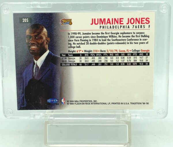 1999 Fleer Rookie Jumaine Jones #205 (2)