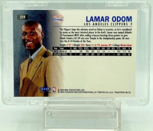 1999 Fleer Rookie Lamar Odom #219 (2)