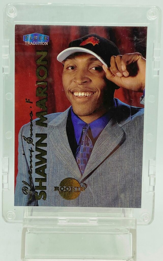 Vintage 199900 Fleer Tradition Rookie Shawn Marion RC 215