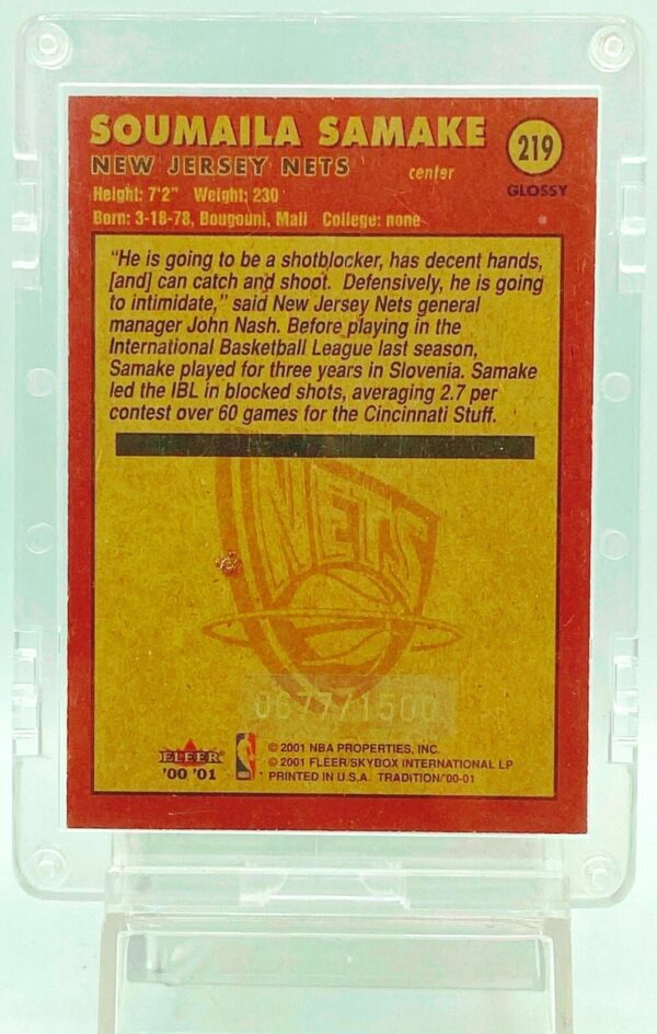 2000 Fleer Glossy Rookie Soumaila Samake #219 (2)