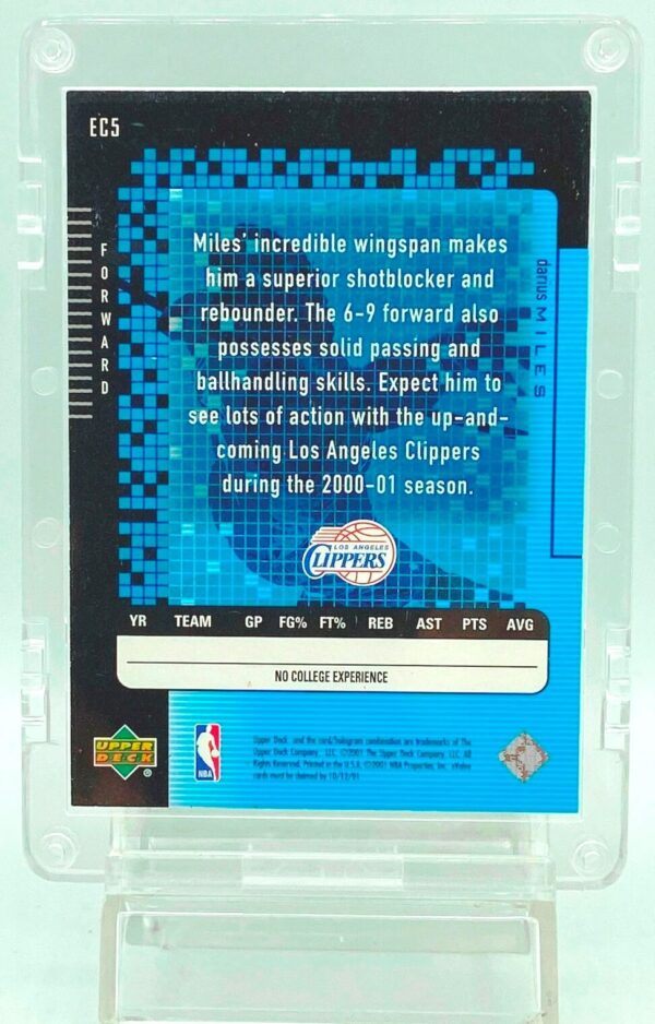 2000 Upper Deck E-Card Darius Miles RC #EC5 (2) 2000 Upper Deck E-Card Darius Miles RC #EC5 (2)